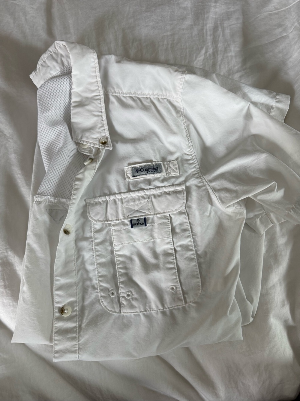 Women’s, NEW 🎣 Columbia White Fishing/Outdoor Button Shirt- Never Worn